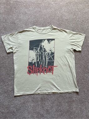 Slipknot Tan / Biege Band Tee